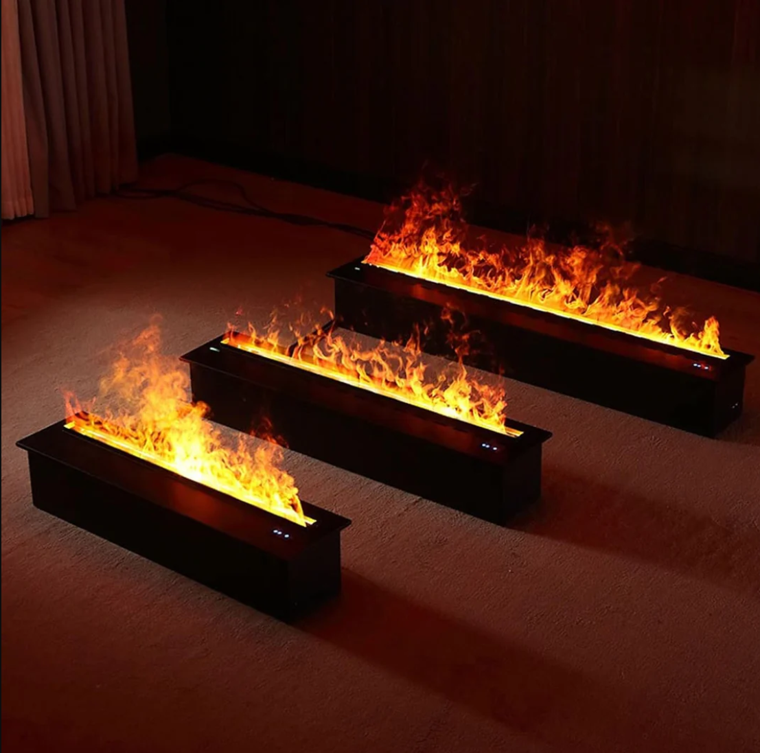 3D Water Vapour Fireplaces