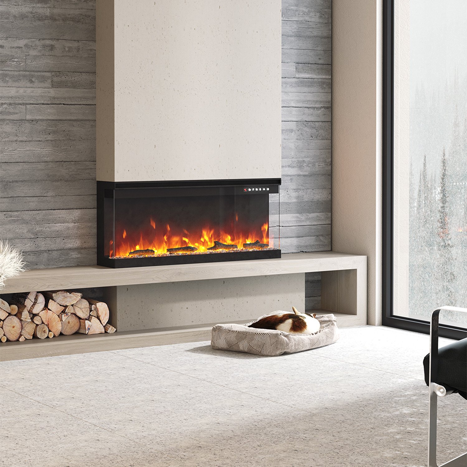 3D Electric fireplaces